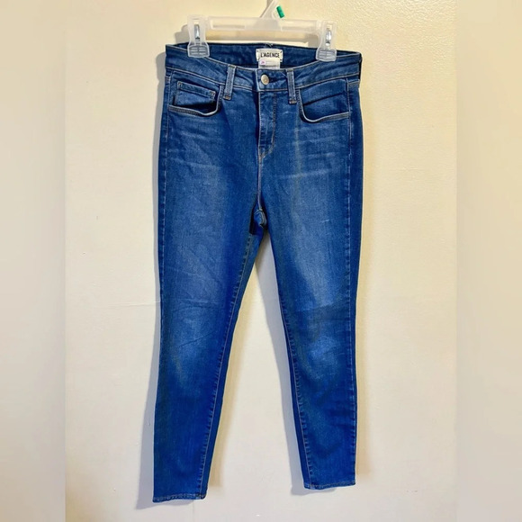 L’AGENCE Margot Jean Skinny High Rise Light Vintage Size 26 - Picture 10 of 15